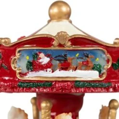 Northlight 6.5" Animated Carousel Music Box -Northlight Shop D491549S 14