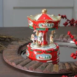 Northlight 6.5" Animated Carousel Music Box -Northlight Shop D491549S 5