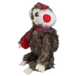 Northlight 12" Plush Sitting Sloth Tabletop Decoration -Northlight Shop D491578S 3