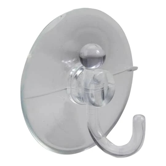 Northlight 2.5" Clear Large Hanging Christmas Suction Cup Hooks, 2ct. 1 Northlight 2.5" Clear Large Hanging Christmas Suction Cup Hooks, 2ct.
