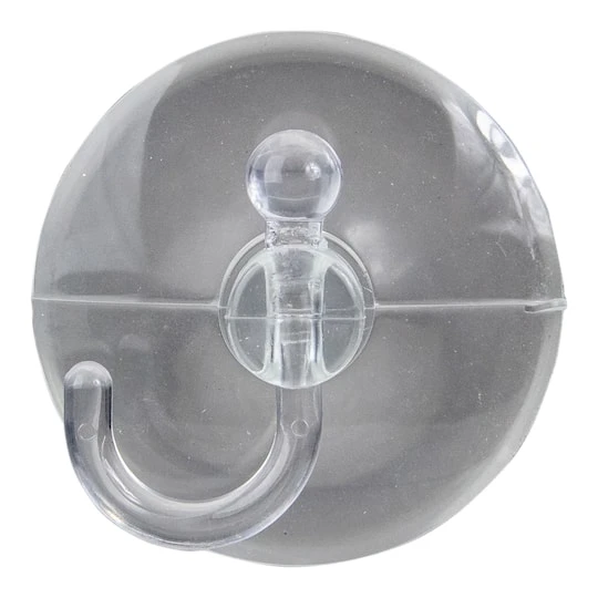 Northlight 2.5" Clear Large Hanging Christmas Suction Cup Hooks, 2ct. 3 Northlight 2.5" Clear Large Hanging Christmas Suction Cup Hooks, 2ct. - Image 3
