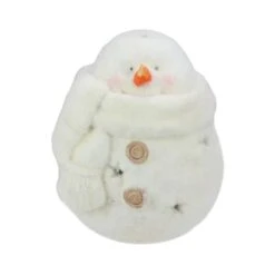Northlight 11" White Snowman With Star Cut-Outs Tealight Candle Holder -Northlight Shop D491644S 11