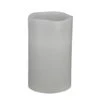 Northlight 10" White Flameless LED Lighted Flickering Christmas Pillar Candle