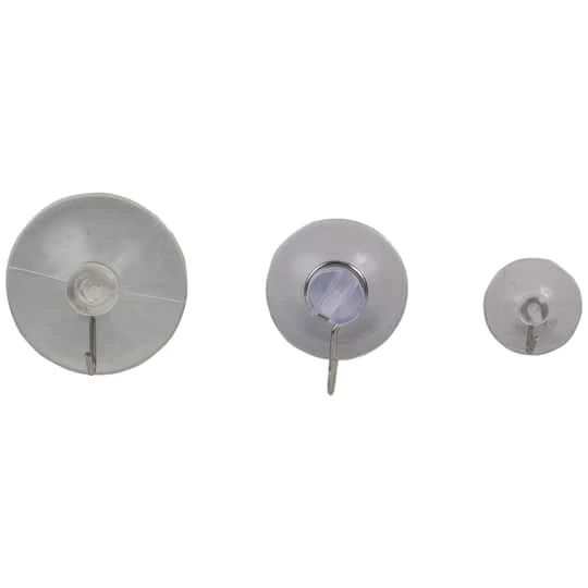 Northlight 12ct. Assorted Clear Hanging Christmas Suction Cups 3 Northlight 12ct. Assorted Clear Hanging Christmas Suction Cups - Image 3