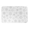 Designs Direct Simple Snowflake Pattern Bath Mat, 34" X 21"
