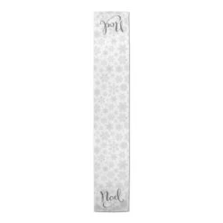 Noel Snowflake Pattern 16x90 Poly Twill Table Runner -Northlight Shop D518007S 3