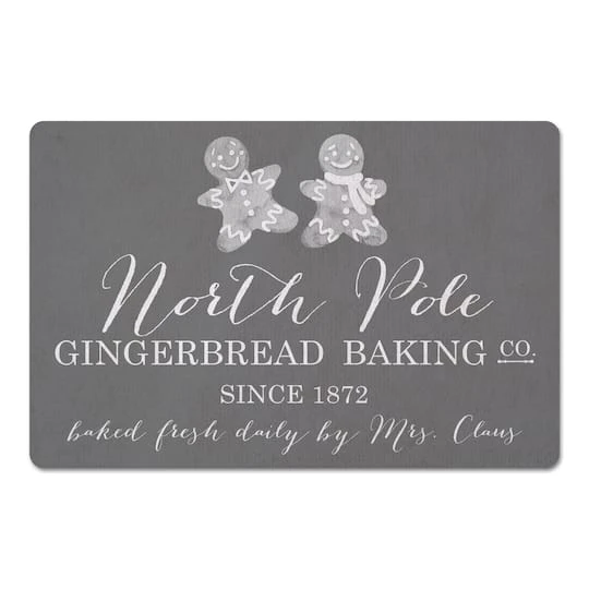 North Pole Gingerbread Co. 27x18 Floor Mat 2 North Pole Gingerbread Co. 27x18 Floor Mat - Image 2