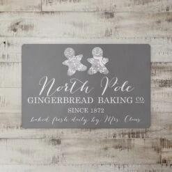 North Pole Gingerbread Co. 27x18 Floor Mat 5 North Pole Gingerbread Co. 27x18 Floor Mat -Northlight Shop D518023S 2