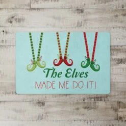 The Elves Made Me Do It 27x18 Floor Mat -Northlight Shop D518071S 2