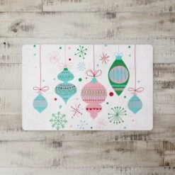 Retro Funky Ornaments 27x18 Floor Mat -Northlight Shop D518072S 2