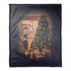 Santas List 50x60 Coral Fleece Blanket