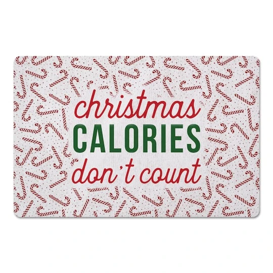 Christmas Calories Don't Count Floor Mat 2 Christmas Calories Don't Count Floor Mat - Image 2