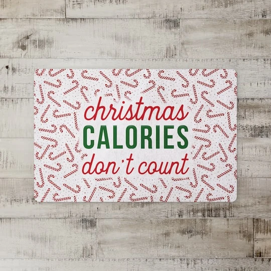Christmas Calories Don't Count Floor Mat 3 Christmas Calories Don't Count Floor Mat - Image 3
