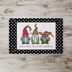 Christmas Is Coming Gnomes Floor Mat -Northlight Shop D518144S 2