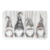 Designs Direct Winter Forest Gnomes Bath Mat, 34" X 21"