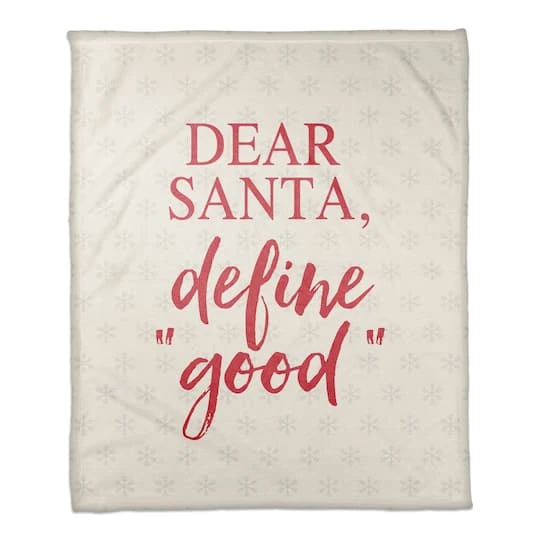 Dear Santa 50x60 Coral Fleece Blanket 2 Dear Santa 50x60 Coral Fleece Blanket - Image 2