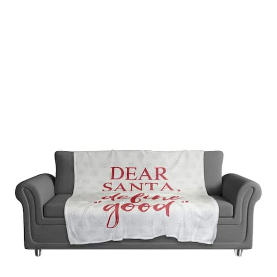 Dear Santa 50x60 Coral Fleece Blanket 3 Dear Santa 50x60 Coral Fleece Blanket - Image 3
