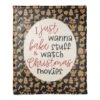 Christmas Movies Coral Fleece Blanket