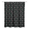 Holiday Llama Pattern Shower Curtain