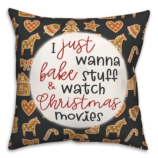 Christmas Movies Throw Pillow 2 Christmas Movies Throw Pillow - Image 2