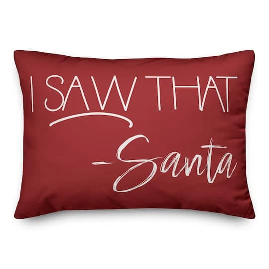 Santa Saw That 14x20 Throw Pillow 1 Santa Saw That 14x20 Throw Pillow
