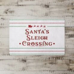 Santas Sleigh Crossing 27x18 Floor Mat -Northlight Shop D518207S 2
