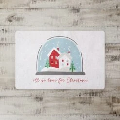 Home Christmas Snowglobe Floor Mat 5 Home Christmas Snowglobe Floor Mat -Northlight Shop D518208S 2