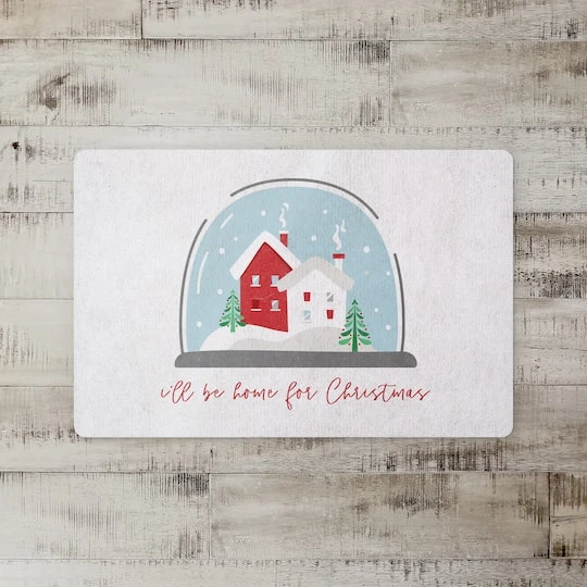 Home Christmas Snowglobe Floor Mat 3 Home Christmas Snowglobe Floor Mat - Image 3