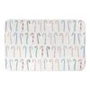 Designs Direct Candy Cane Pattern Bath Mat, 34" X 21"