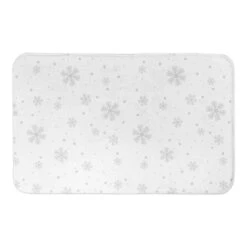 Designs Direct Let It Gnome Snowflakes Bath Mat, 34" X 21"