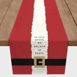 This House Believes Poly Twill Table Runner -Northlight Shop D518256S 2