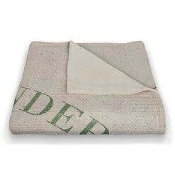 Meet Under Mistletoe 50x60 Coral Fleece Blanket -Northlight Shop D518272S 2