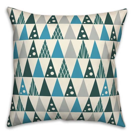 Cool Tree Pattern 18x18 Throw Pillow 1 Cool Tree Pattern 18x18 Throw Pillow
