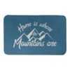 Designs Direct Home Mountains Are Blue Bath Mat, 34" X 21"