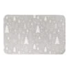 Designs Direct Winter Tree Soft Gray Bath Mat, 34" X 21"