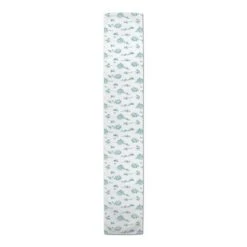 Snowy Town Teal 16x90 Poly Twill Table Runner -Northlight Shop D518384S 3