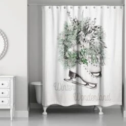 Winter Wonderland Shower Curtain -Northlight Shop D518389S 2