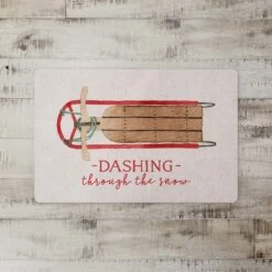 Dashing Sled 27x18 Floor Mat 5 Dashing Sled 27x18 Floor Mat -Northlight Shop D518435S 2