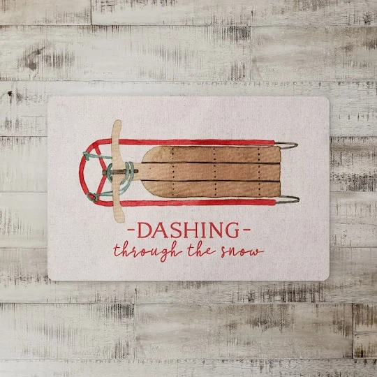 Dashing Sled 27x18 Floor Mat 3 Dashing Sled 27x18 Floor Mat - Image 3