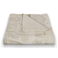 Snowy Woods Deer 50x60 Coral Fleece Blanket -Northlight Shop D518496S 2