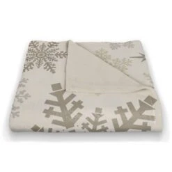 Snowflake Pattern 50x60 Coral Fleece Blanket -Northlight Shop D518503S 2