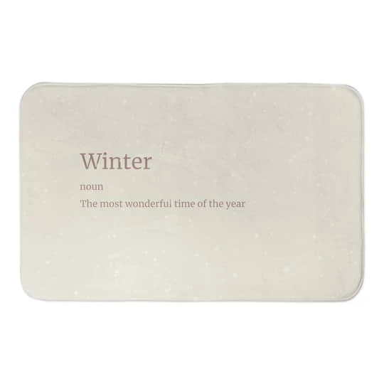 Designs Direct Winter Defined Bath Mat, 34" X 21" 2 Designs Direct Winter Defined Bath Mat, 34" X 21" - Image 2