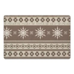 Designs Direct Christmas Neutral Sweater 27" X 18" Floor Mat