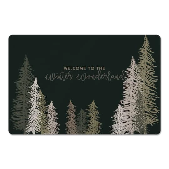Dark Welcome Winter Wonderland 27x18 Floor Mat 1 Dark Welcome Winter Wonderland 27x18 Floor Mat