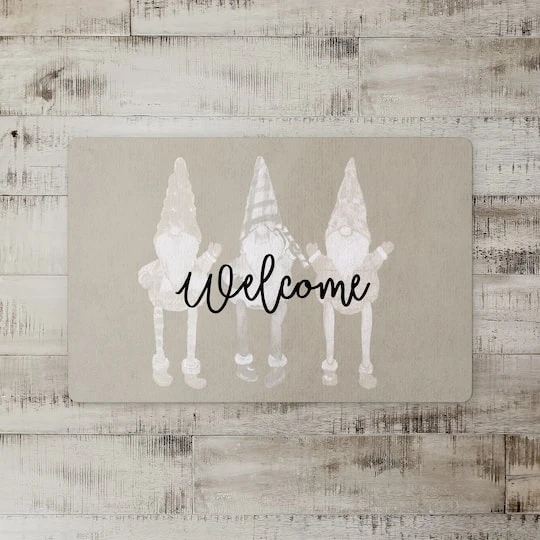 Gnome Welcome 27x18 Floor Mat 3 Gnome Welcome 27x18 Floor Mat - Image 3