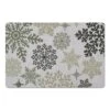 Snowflake Pattern 27x18 Floor Mat