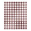 Red And Gray Plaid 50x60 Sherpa Fleece Blanket