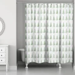 Doodle Tree Shower Curtain -Northlight Shop D518566S 2
