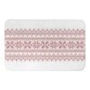 Designs Direct Knit Snowflakes Bath Mat, 34" X 21"
