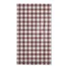 Red Gray Plaid 58x102 Tablecloth